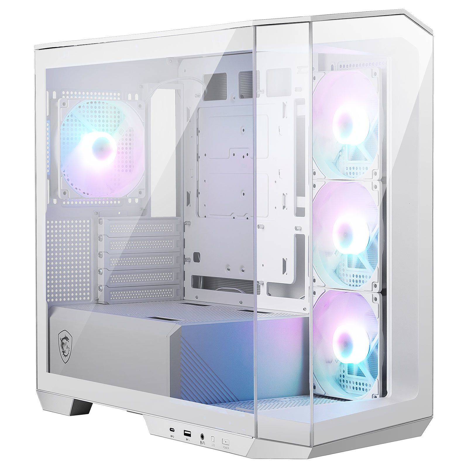 Image of MSI MAG PANO M100R PZ Micro Tower Bianco 074