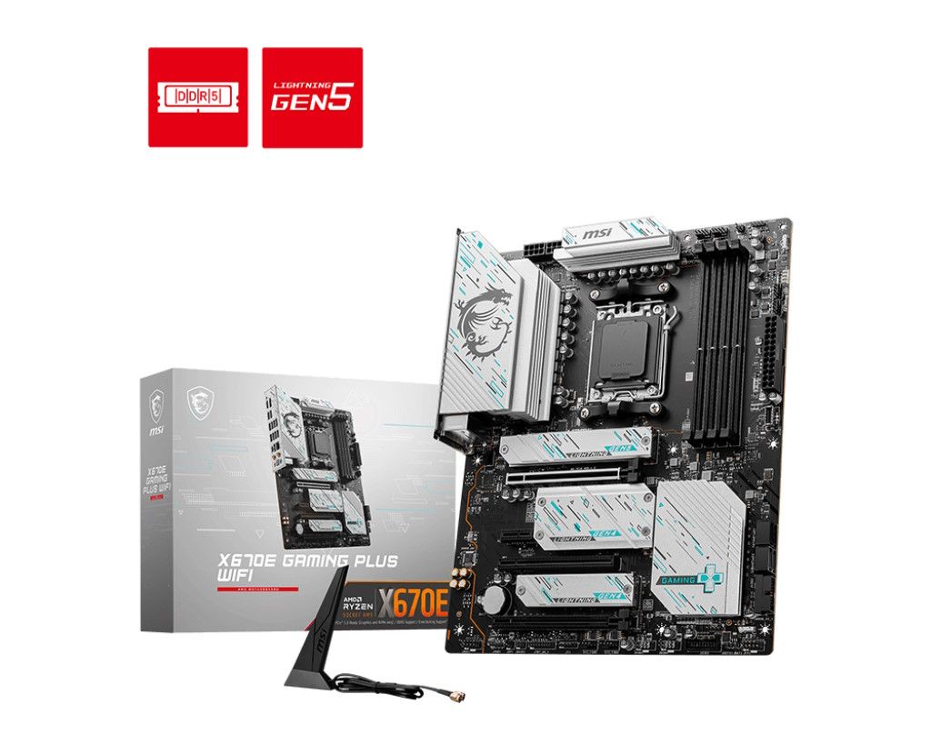 Image of MSI X670E GAMING PLUS WIFI scheda madre AMD X670 Socket AM5 ATX 074