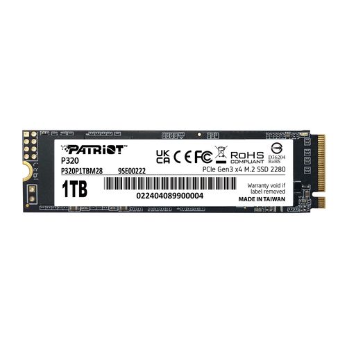 Image of PATRIOT SSD P320 1TB M.2280 PCI-E R/W 3000/2200MB/S 074