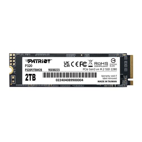 Image of PATRIOT SSD P320 2TB M.2280 PCI-E R/W 3000/2200MB/S 074