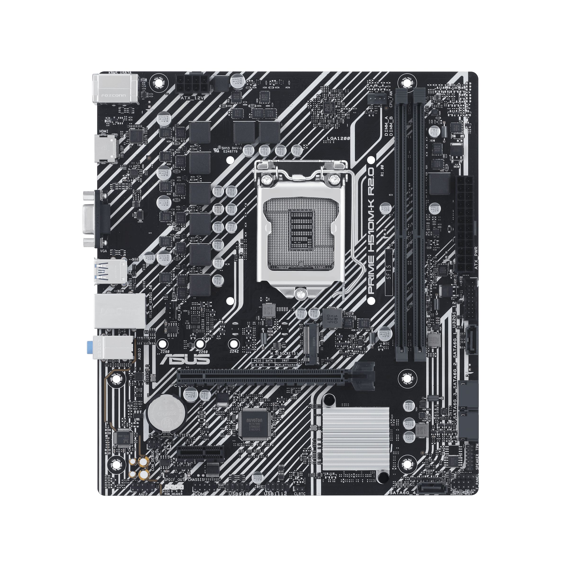 Image of ASUS PRIME H510M-K R2.0 Intel H510 LGA 1200 (Socket H5) micro ATX 074