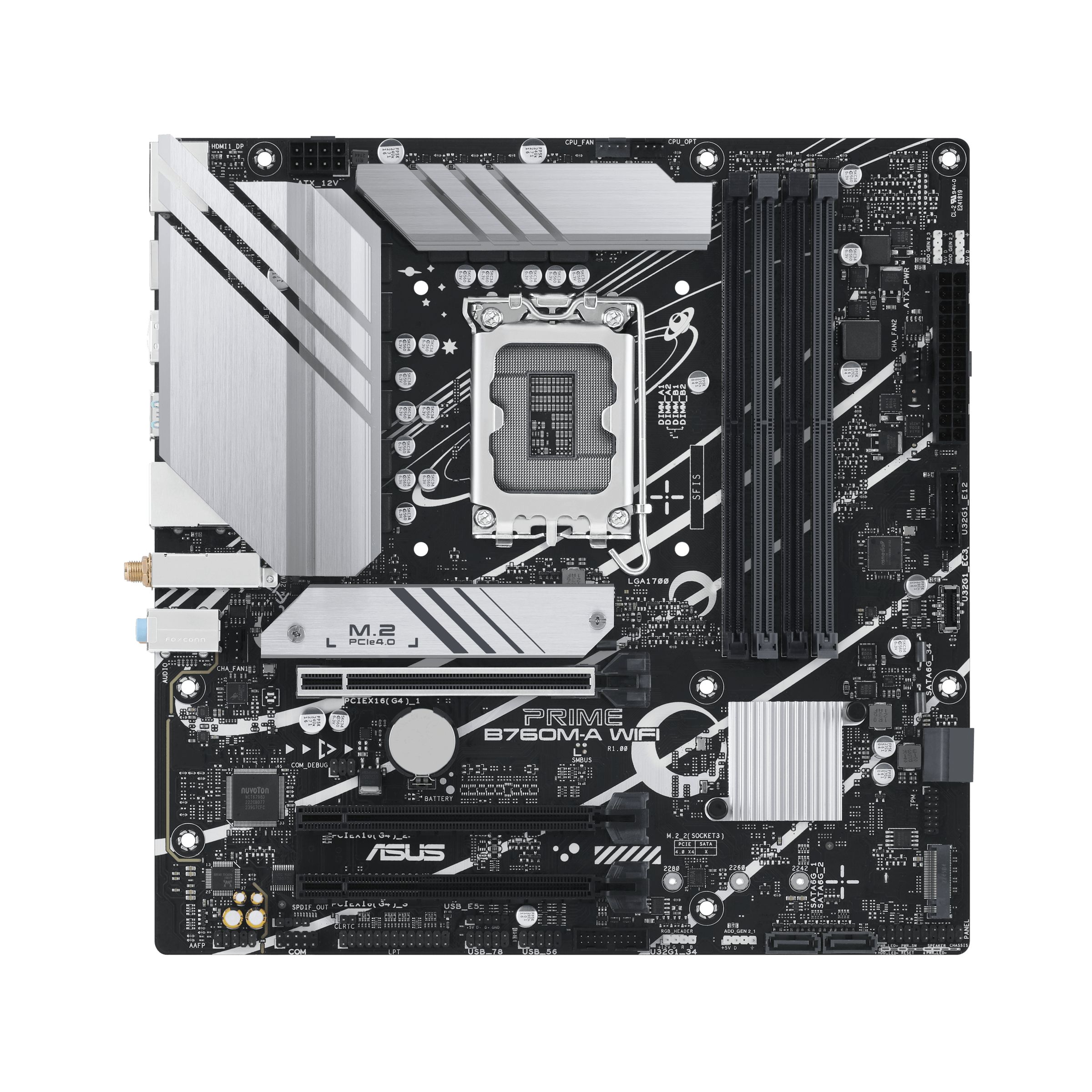 Image of ASUS PRIME B760M-A WIFI Intel B760 LGA 1700 micro ATX 074