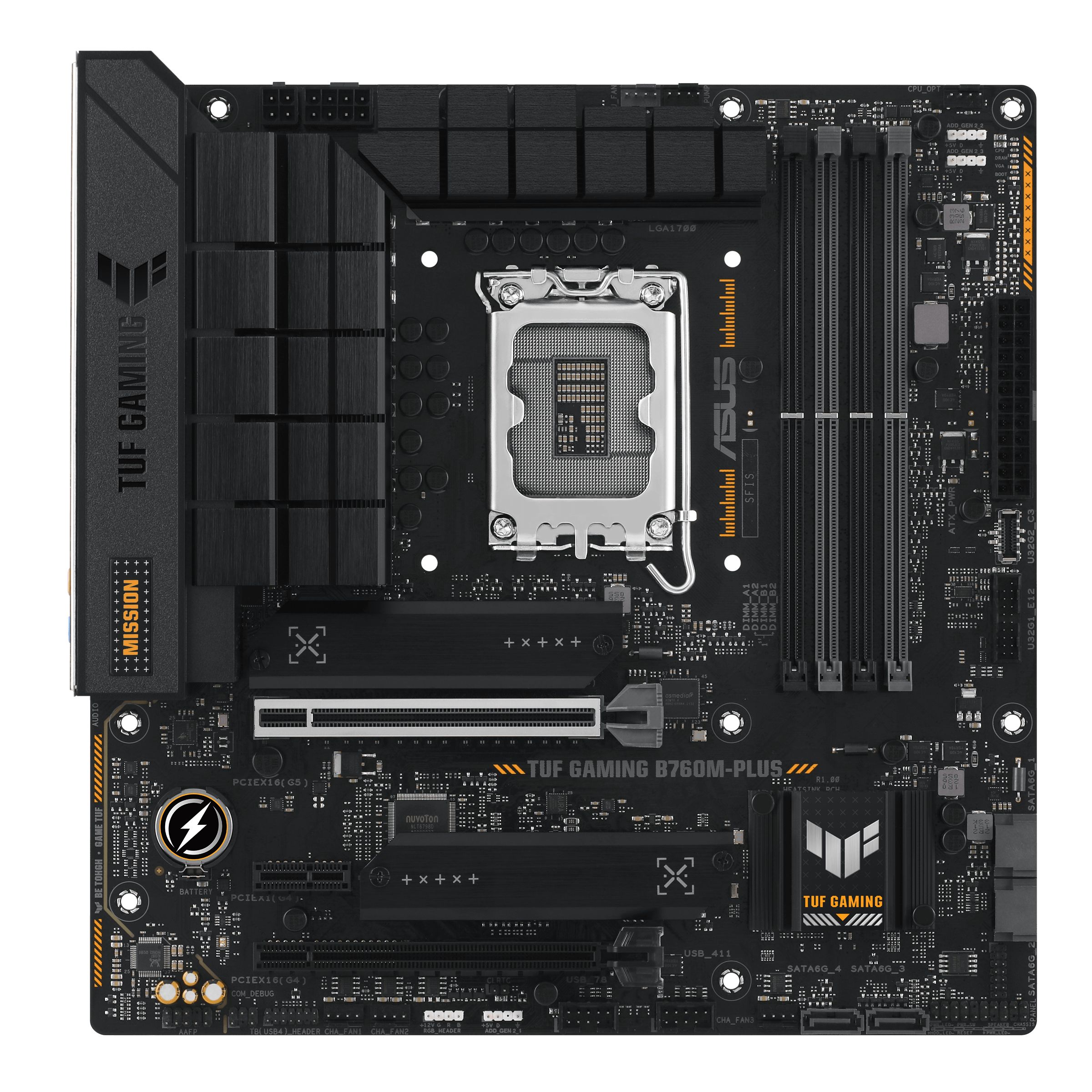 Image of ASUS TUF GAMING B760M-PLUS Intel B760 LGA 1700 micro ATX 074