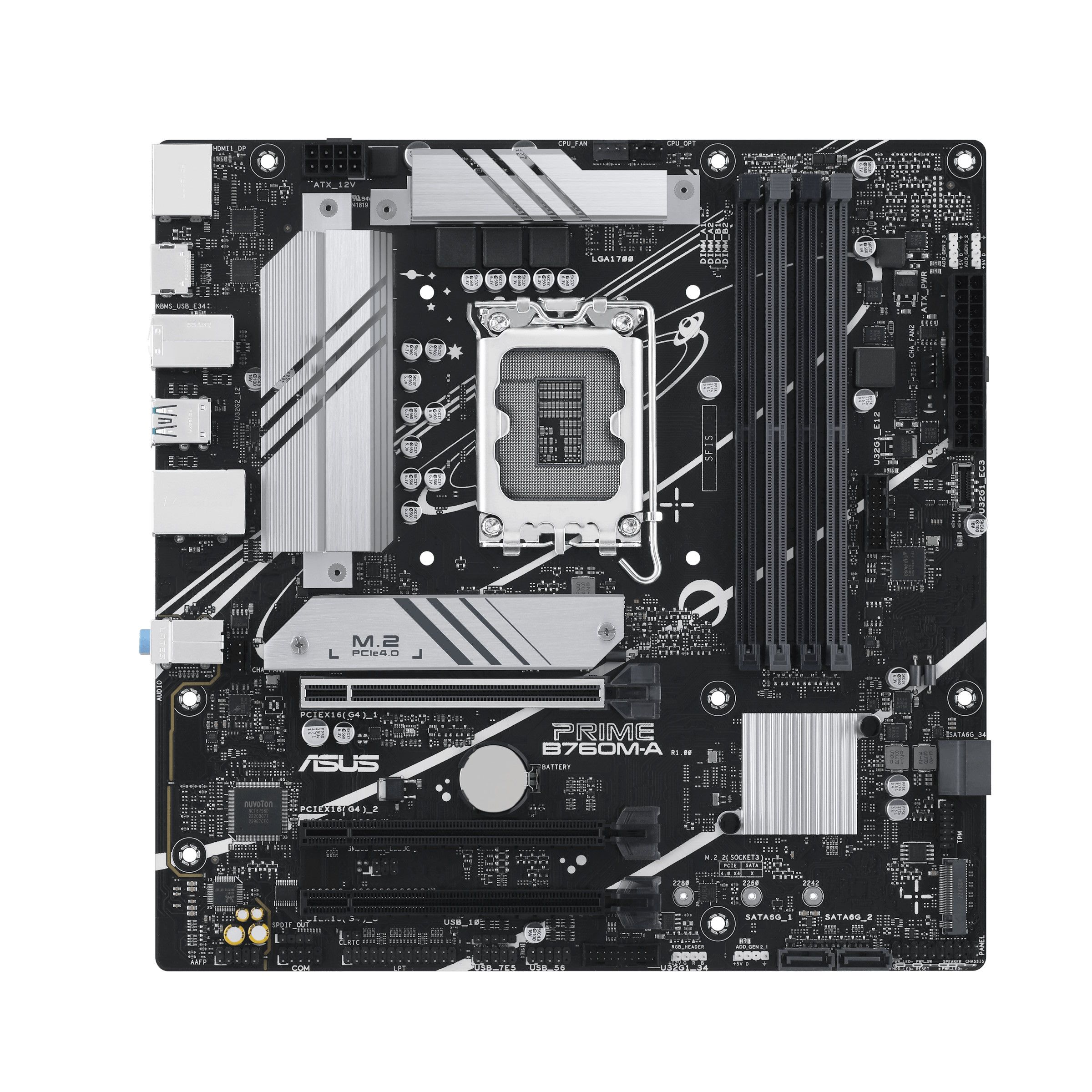 Image of ASUS PRIME B760M-A-CSM Intel B760 LGA 1700 micro ATX 074