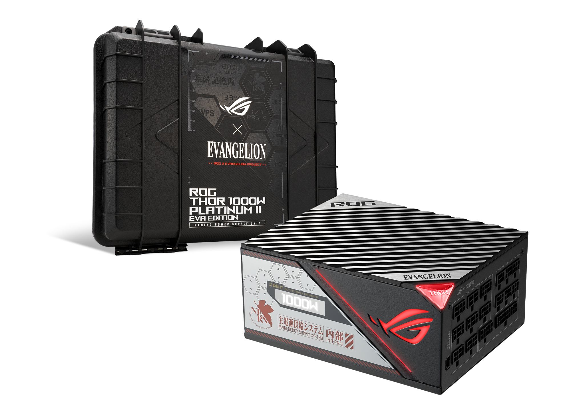 Image of ASUS ROG THOR 1000W Platinum II EVA Edition alimentatore per computer 20+4 pin ATX ATX Nero 074