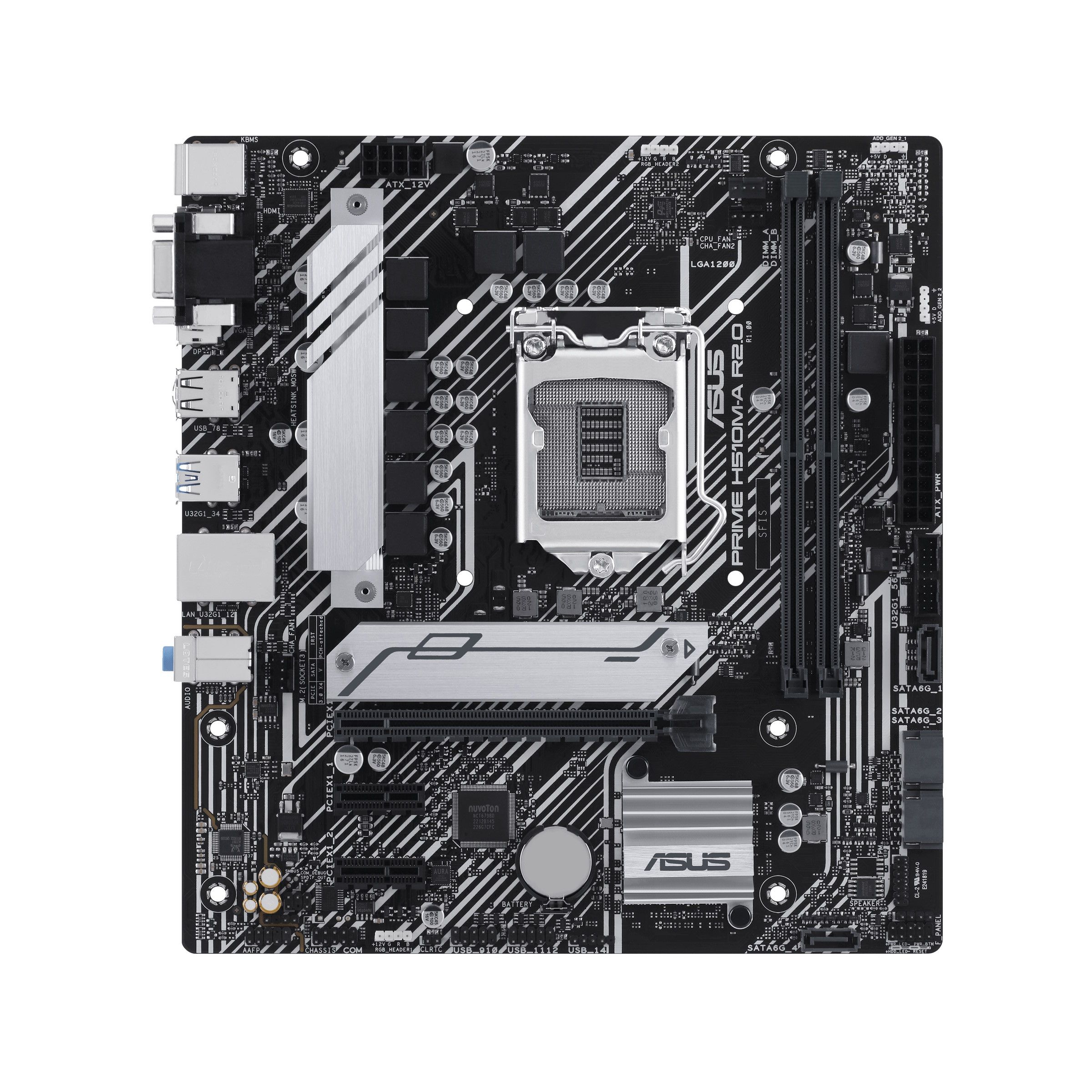 Image of ASUS PRIME H510M-A R2.0 Intel H510 LGA 1200 (Socket H5) micro ATX 074