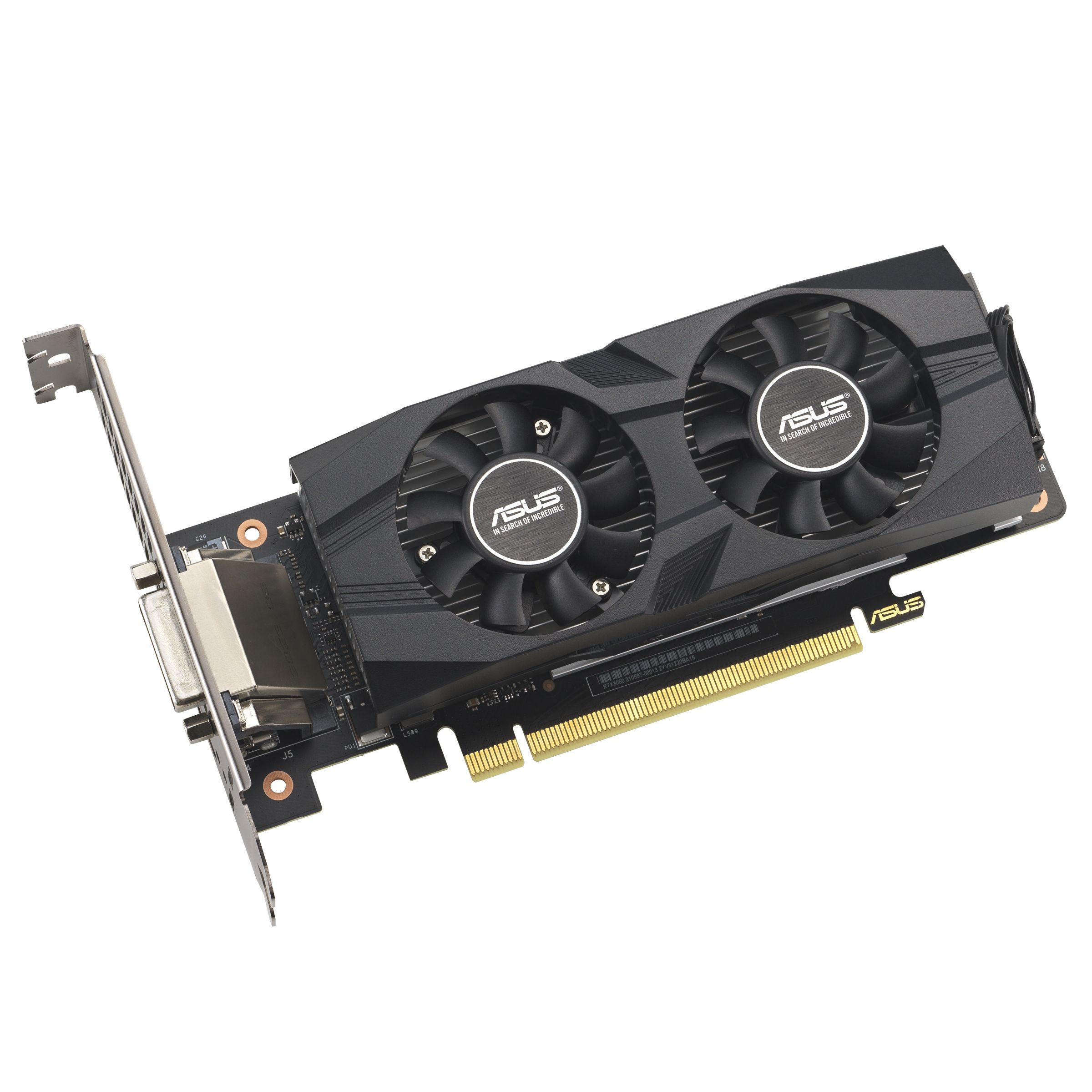 Image of ASUS GeForce RTX 3050 LP BRK OC Edition NVIDIA 6 GB GDDR6 074