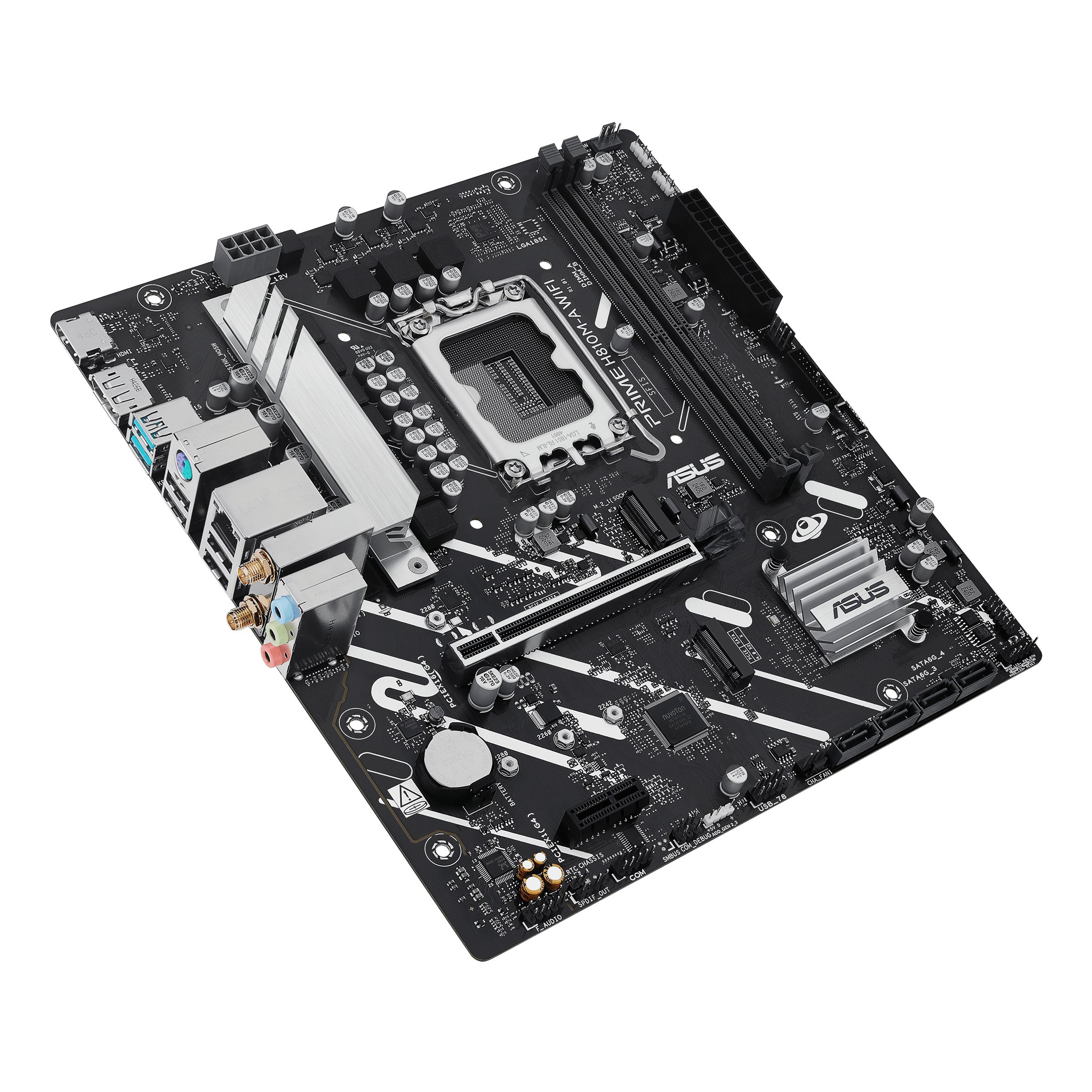 Image of ASUS PRIME H810M-A WIFI Intel H810 LGA 1851 (Socket V1) micro ATX 074