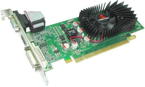 Image of SVGA BIOSTAR NVIDIA G210-1GB D3 LP 1GB DDR3 64Bit VGA+DVI+HDMI PCI-E 074