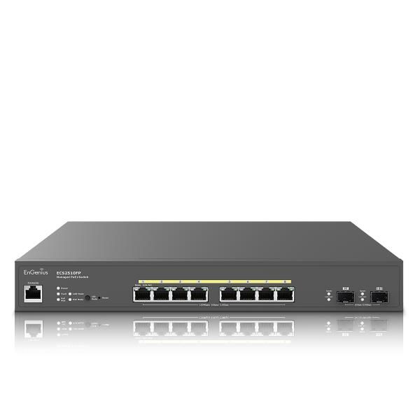 Image of EnGenius ECS2510FP switch di rete Gestito L2+ 2.5G Ethernet (100/1000/2500) Supporto Power over Ethernet (PoE) Nero 074