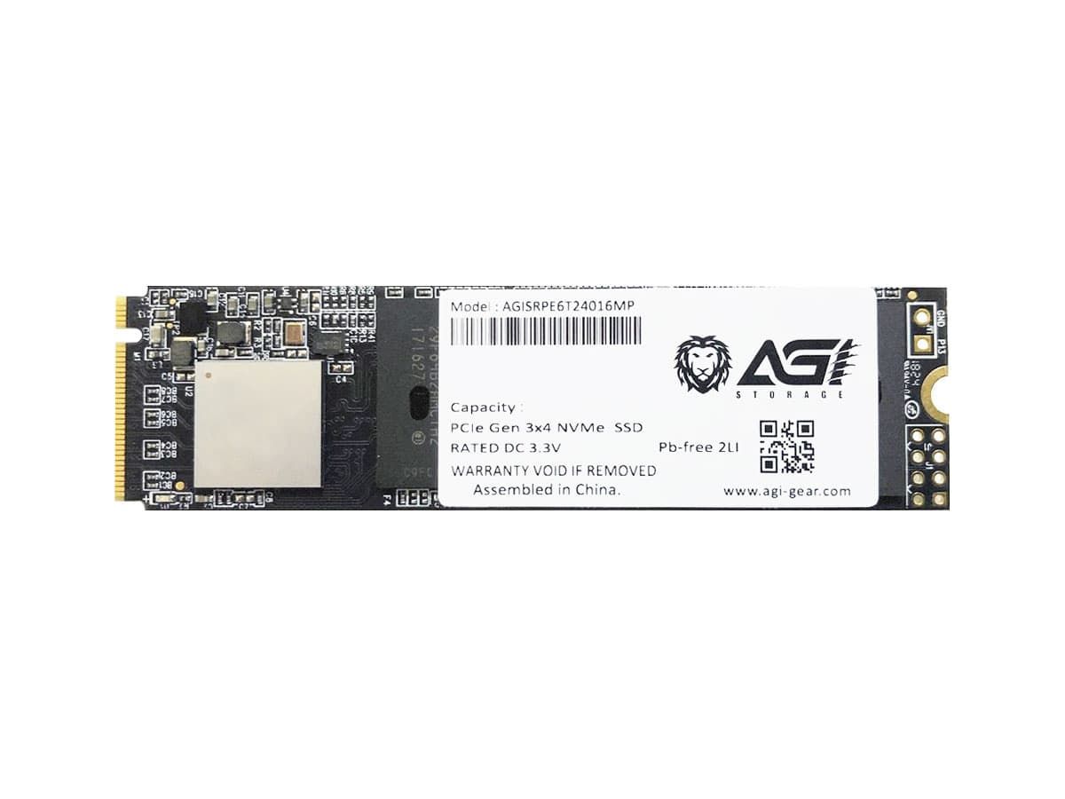 Image of AGI SSD INTERNO M.2 2TB PCIE 2280 Gen. 3x4 Read/Write 3500/3270 - DRAM CACHE 074