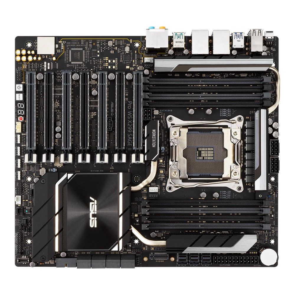 Image of ASUS Pro WS X299 SAGE II Intel® X299 LGA 2066 (Socket R4) CEB 074