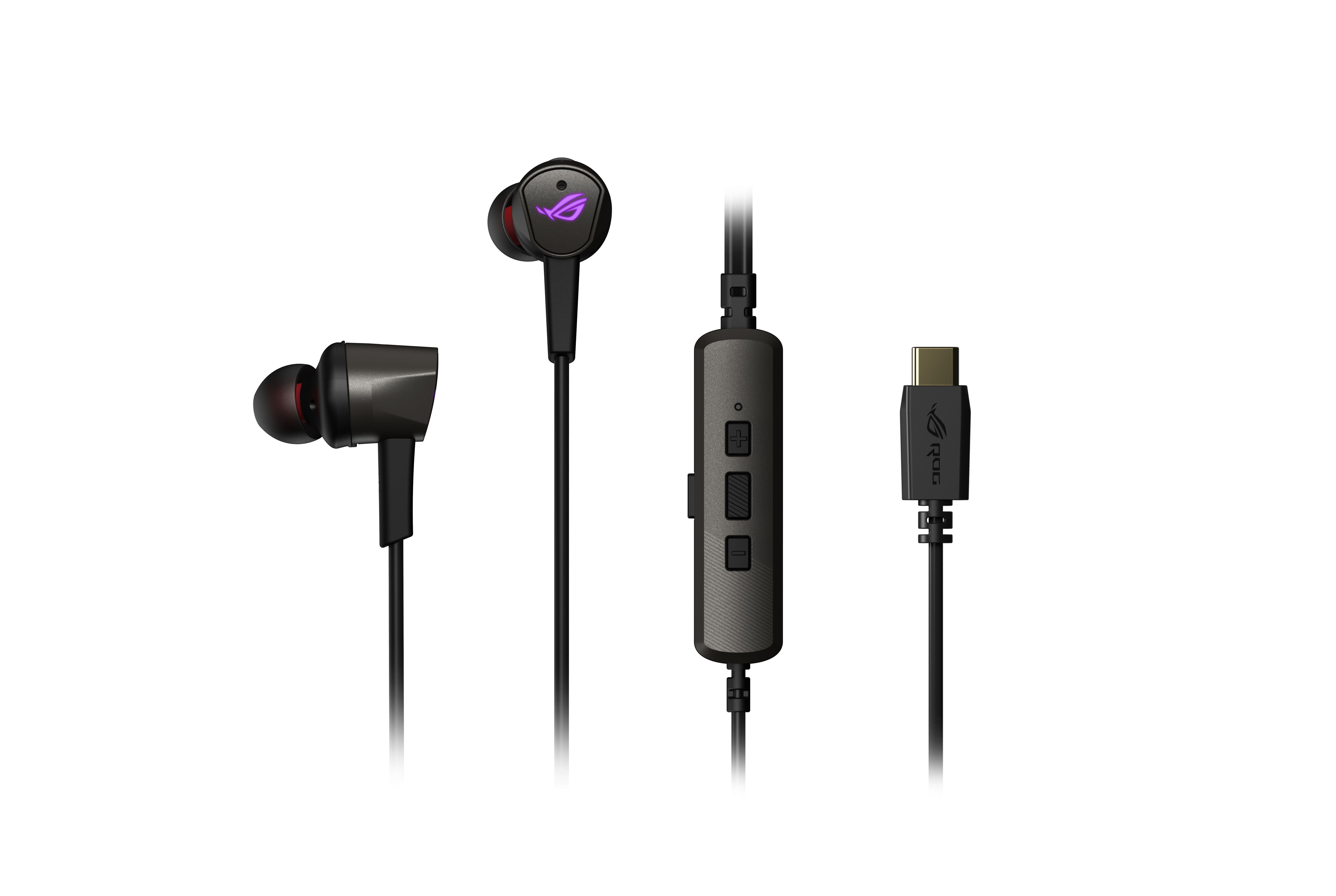 Image of ASUS ROG CETRA II Cuffie Cablato In-ear Gaming USB tipo-C Nero 074