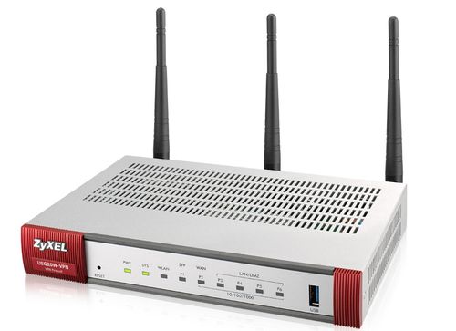 Image of Zyxel USG20W-VPN-EU0101F router wireless Gigabit Ethernet Dual-band (2.4 GHz/5 GHz) Grigio, Rosso 074