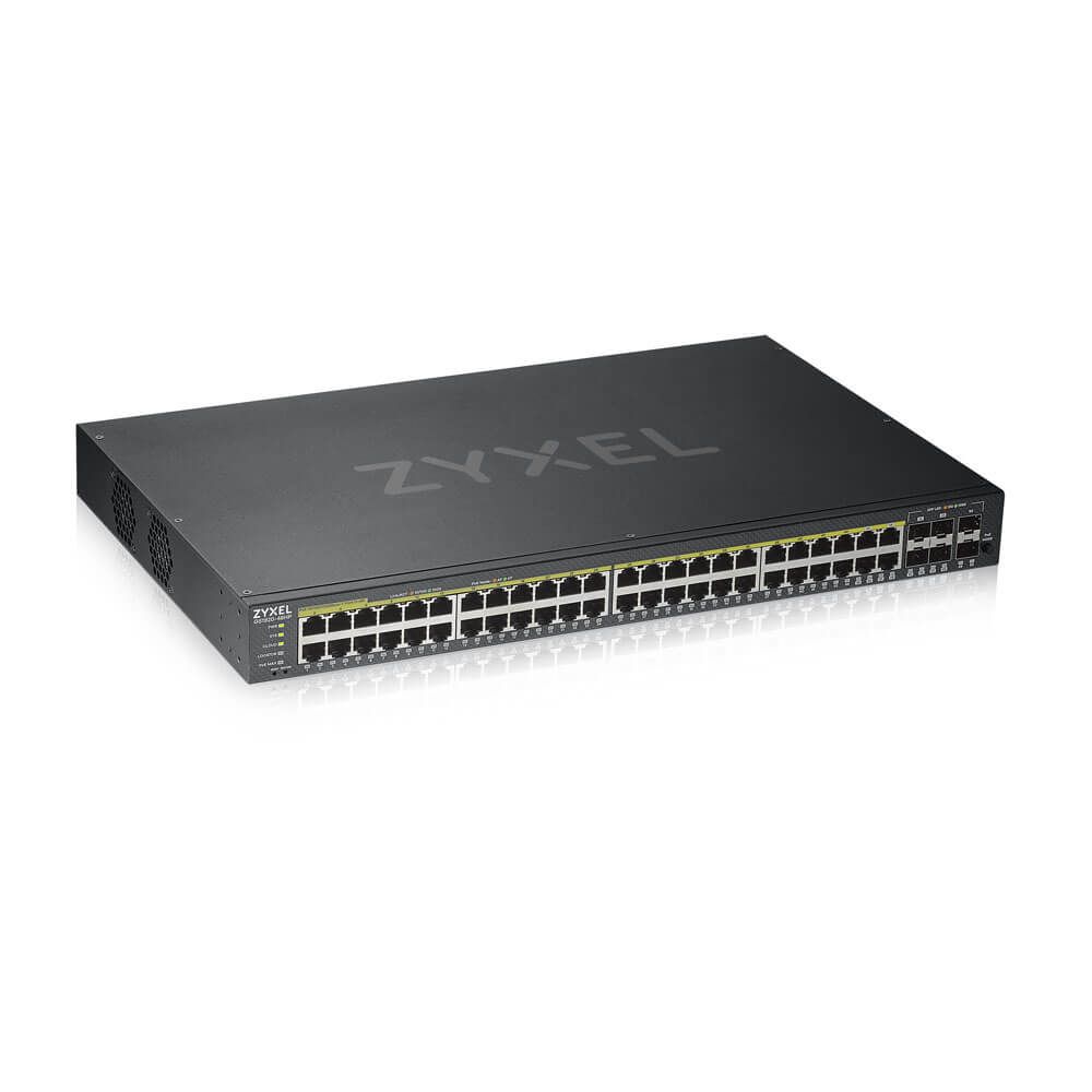 Image of Zyxel GS1920-48HPV2 Gestito Gigabit Ethernet (10/100/1000) Supporto Power over Ethernet (PoE) Nero 074