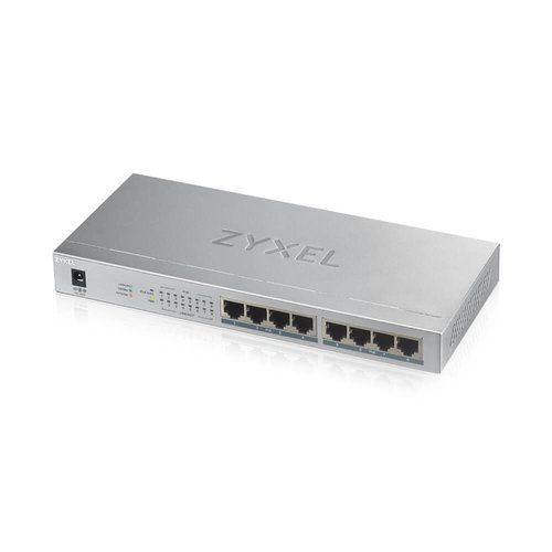 Image of Zyxel GS1008HP Non gestito Gigabit Ethernet (10/100/1000) Supporto Power over Ethernet (PoE) Grigio 074