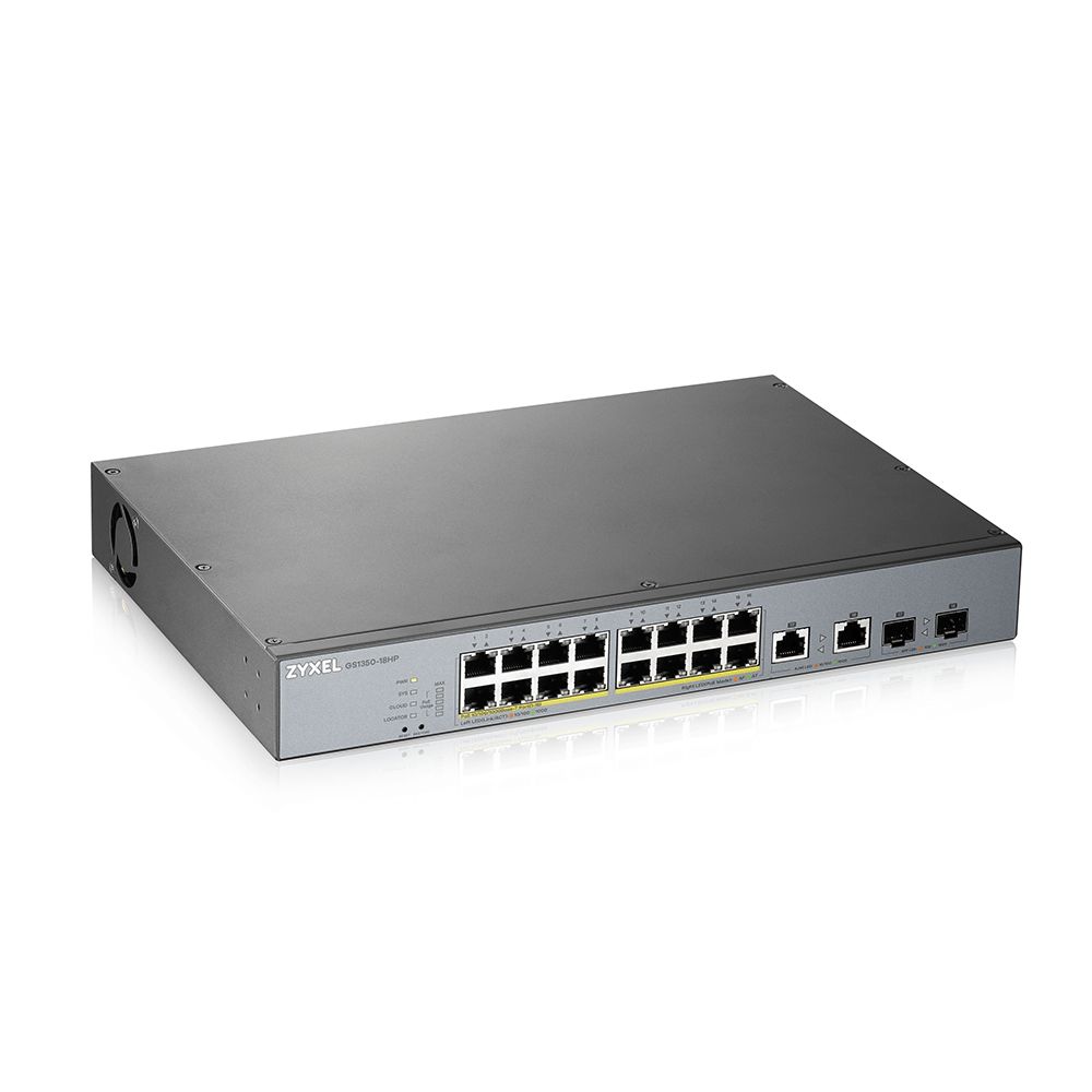 Image of Zyxel GS1350-18HP-EU0101F switch di rete Gestito L2 Gigabit Ethernet (10/100/1000) Supporto Power over Ethernet (PoE) Grigio 074