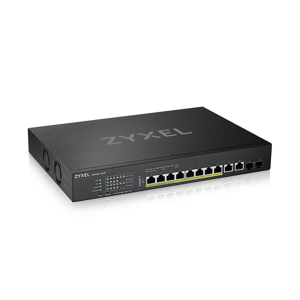 Image of Zyxel XS1930-12HP-ZZ0101F switch di rete Gestito L3 10G Ethernet (100/1000/10000) Supporto Power over Ethernet (PoE) Nero 074