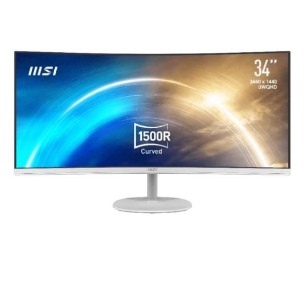 Image of MSI Pro MP341CQW Monitor PC 86,4 cm (34") 3440 x 1440 Pixel UltraWide Quad HD Bianco 074