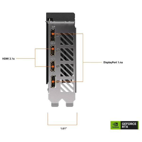 Image of GIGABYTE GeForce RTX 4060 WINDFORCE OC 8G NVIDIA 8 GB GDDR6 074