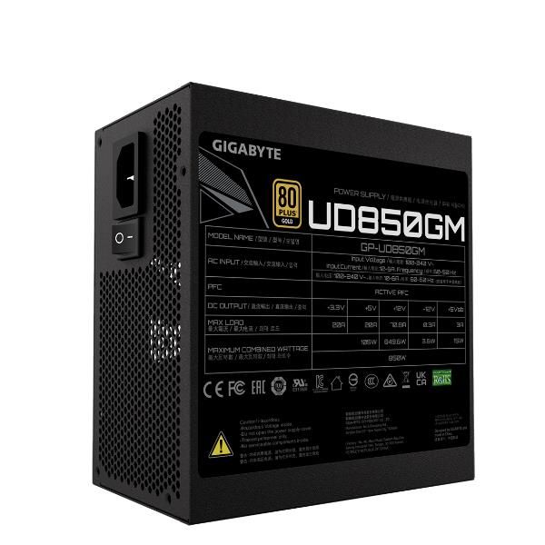 Image of GIGABYTE UD850GM alimentatore per computer 850 W 20+4 pin ATX ATX Nero 074