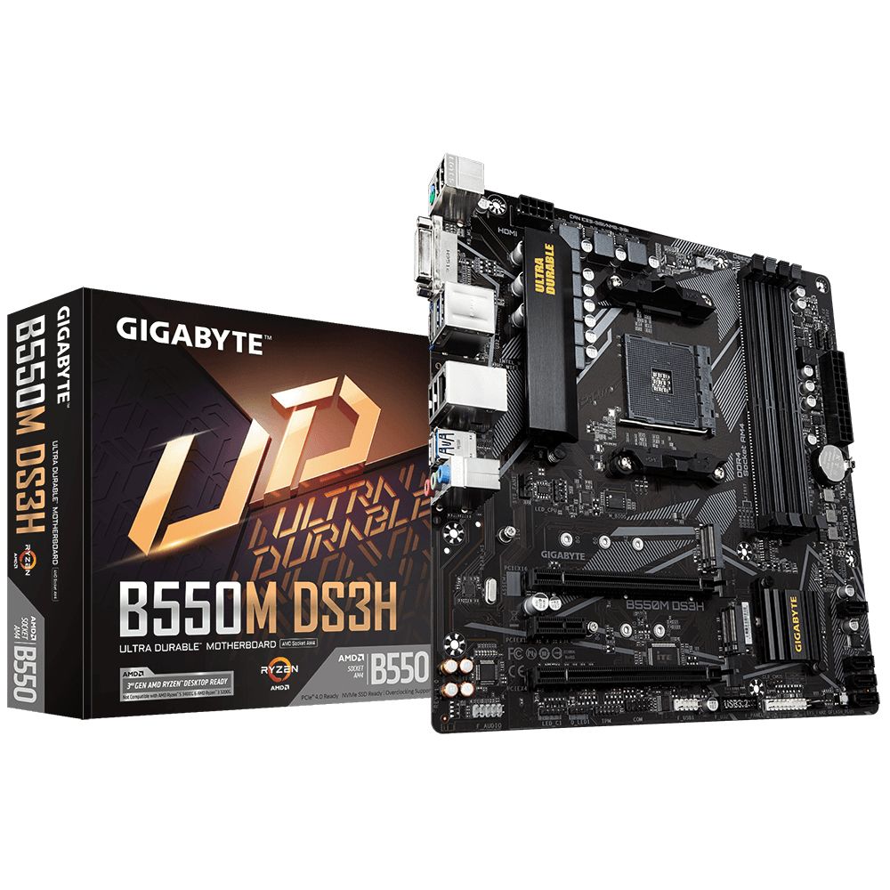 Image of GIGABYTE B550M DS3H scheda madre AMD B550 Socket AM4 micro ATX 074