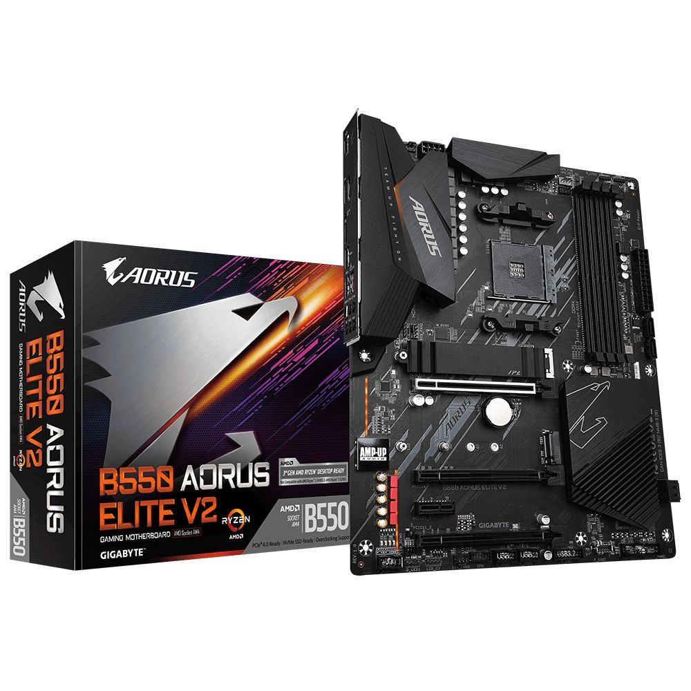 Image of GIGABYTE B550 AORUS ELITE V2 scheda madre AMD B550 Socket AM4 ATX 074