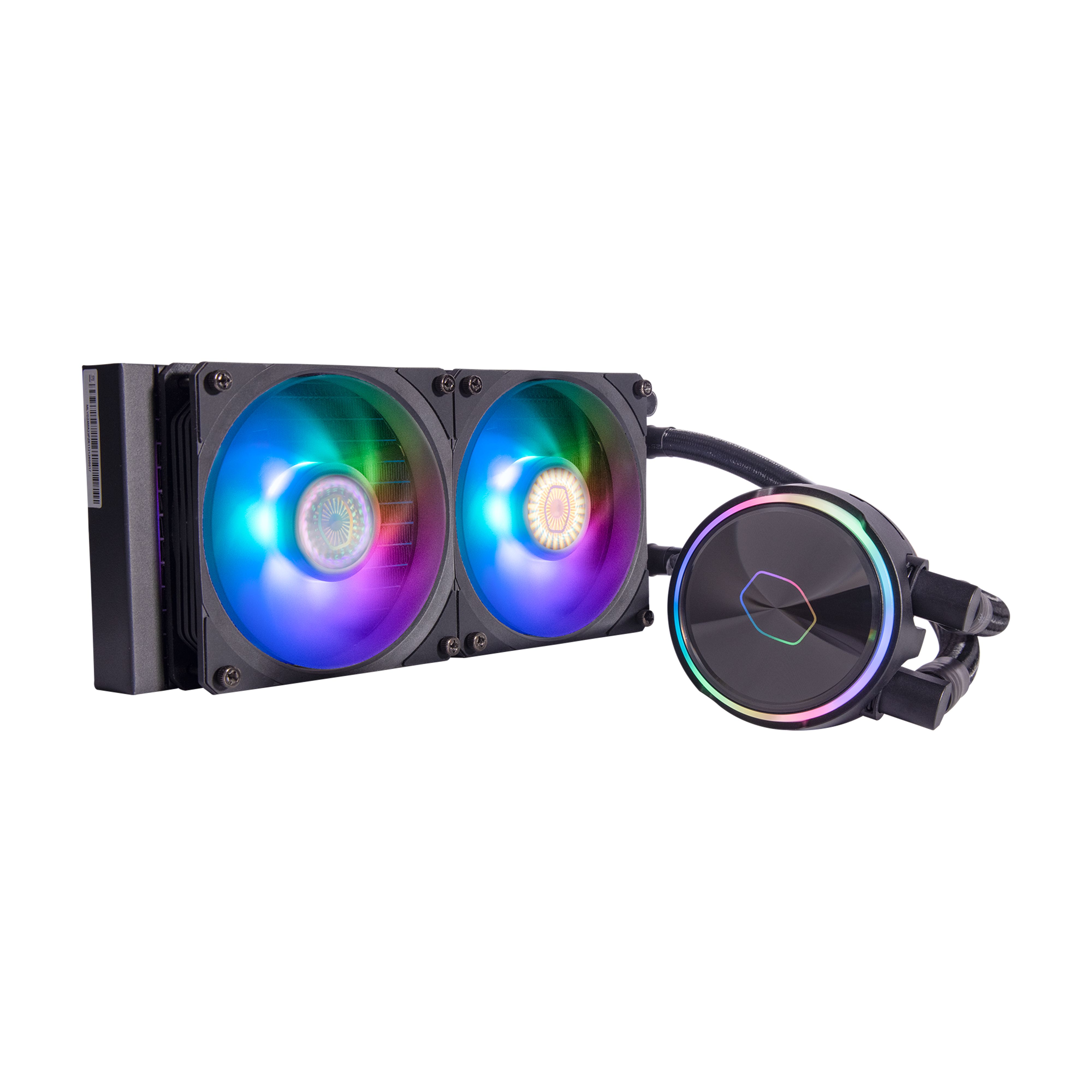 Image of VENTOLA MASTER LIQUID PL240 FLUX LGA 2066>1700 AMD AM4>FM1 RGB 230W 074