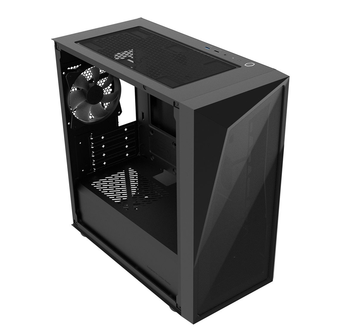 Image of COOLER MASTER CASE MICRO ATX MID TOWER CMP 320 L TEMPERED GLASS DESKTOP 074