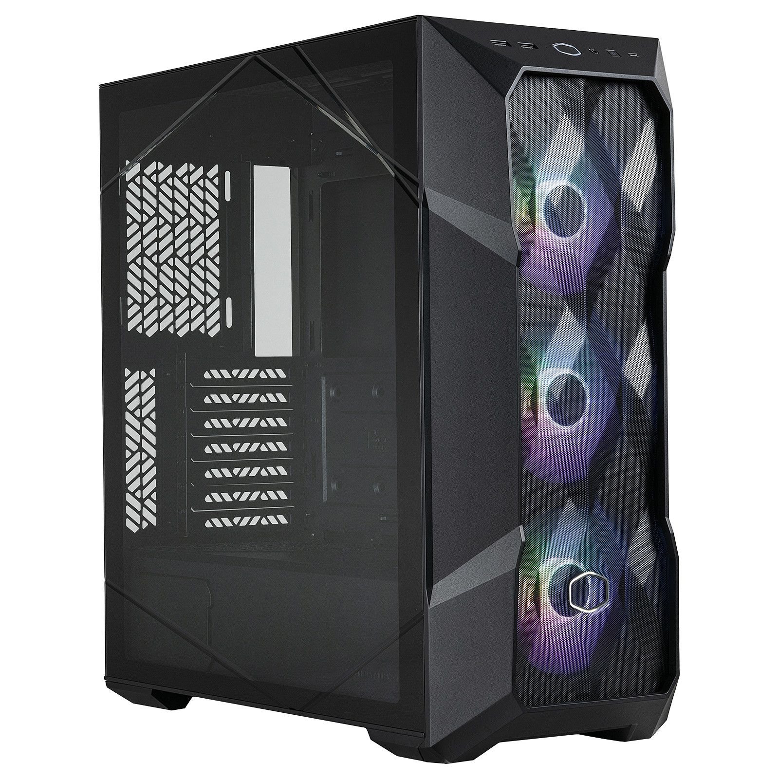 Image of COOLER MASTER CASE MASTERBOX TD500 MESH V2 BLACK- SIDE-PANEL - CABINET GAMING - MID-TOWER - MICRO-AT 074