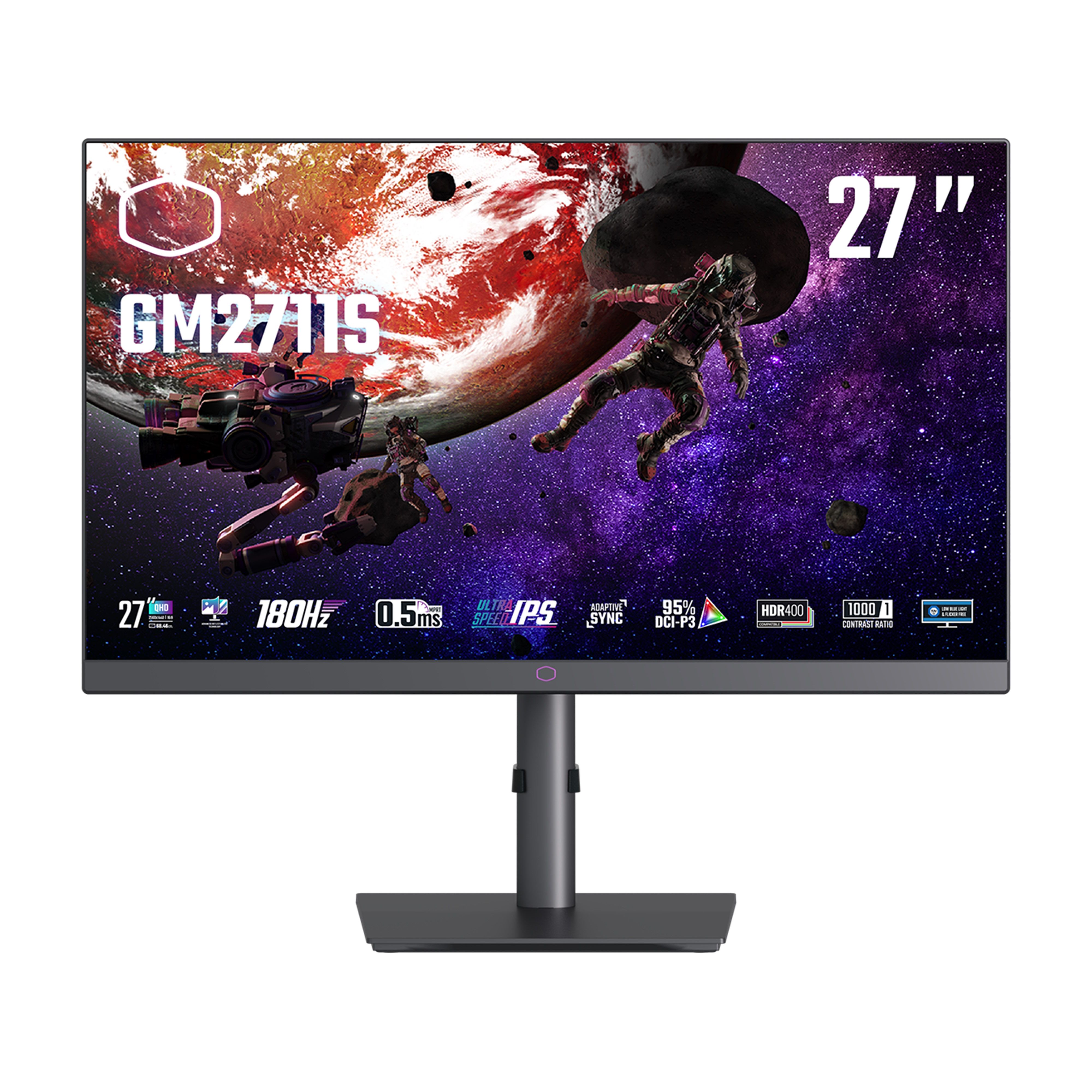 Image of COOLER MASTER MONITOR 27 LED IPS 16:9 QHD 180HZ, GM2711S 074