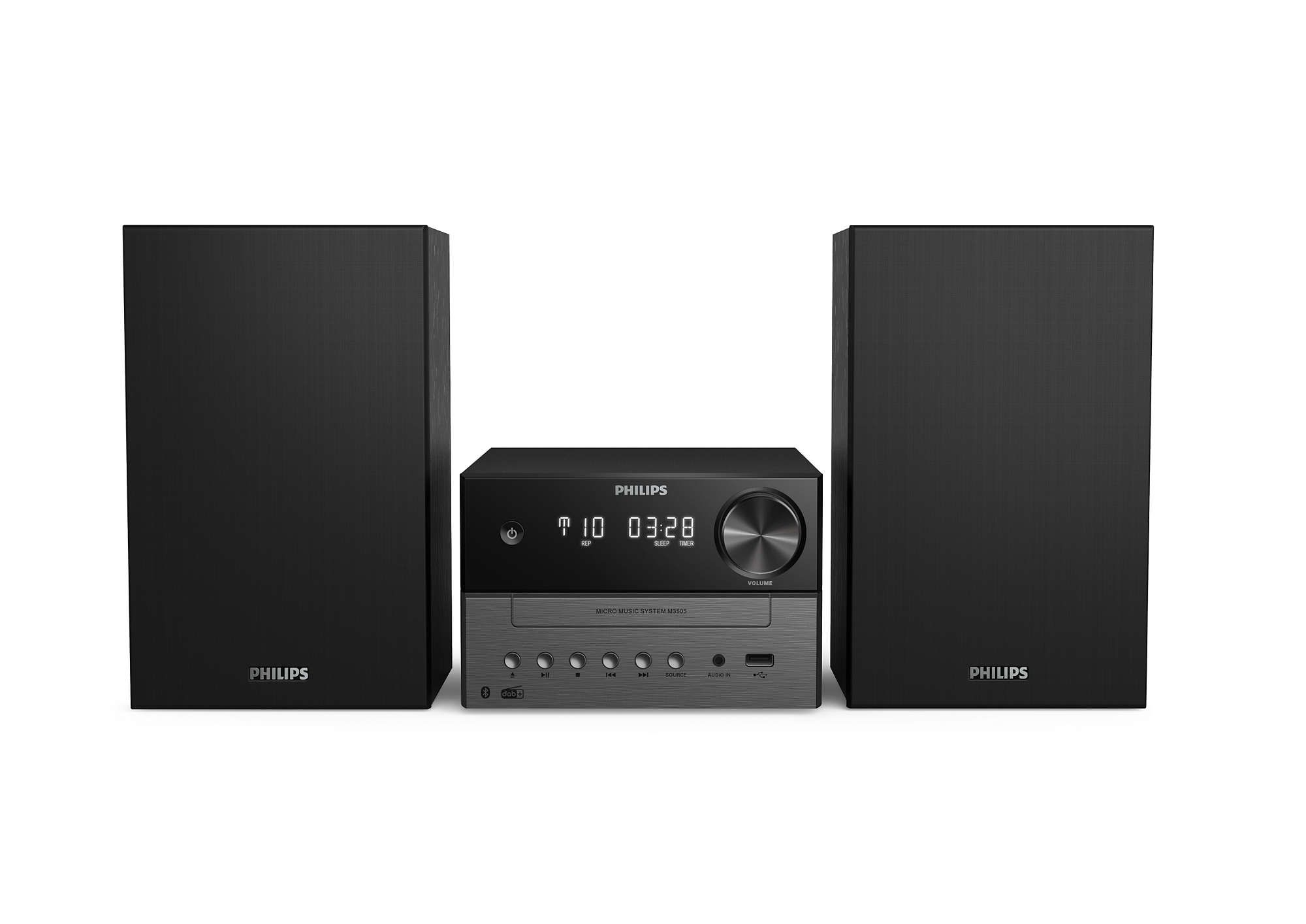 Image of Philips TAM3505/12 set audio da casa Microsistema audio per la casa 18 W Nero, Grigio 074