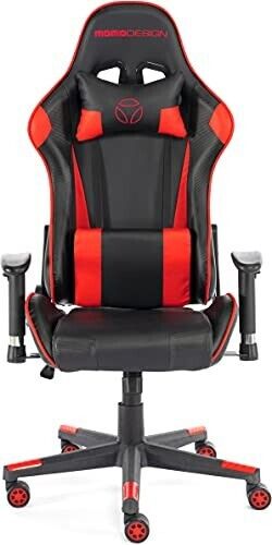 Image of MD-GC005A-KR CHAIR GAMING R/B 074