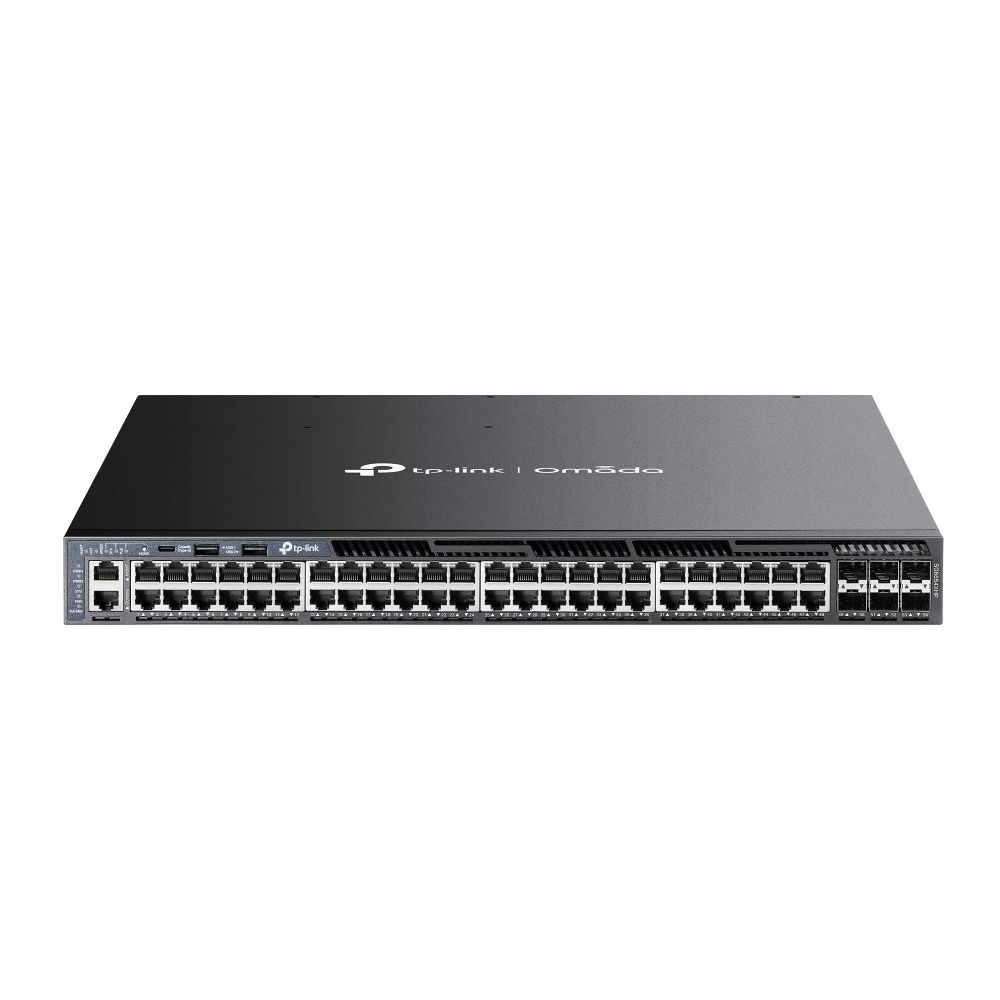 Image of TP-Link Omada SG6654XHP switch di rete Gestito L3 Gigabit Ethernet (10/100/1000) Supporto Power over Ethernet (PoE) 1U Nero 074