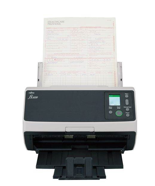 Image of Ricoh fi-8190 ADF + scanner ad alimentazione manuale 600 x 600 DPI A4 Nero, Grigio 074