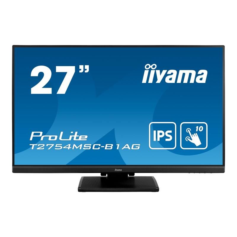 Image of iiyama ProLite T2754MSC-B1AG Monitor PC 68,6 cm (27") 1920 x 1080 Pixel Full HD LED Touch screen Multi utente Nero 074