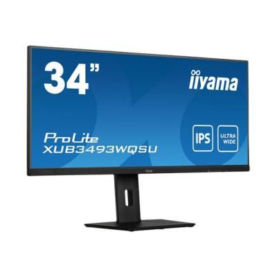 Image of iiyama ProLite XUB3493WQSU-B5 Monitor PC 86,4 cm (34") 3440 x 1440 Pixel UltraWide Quad HD LED Nero 074