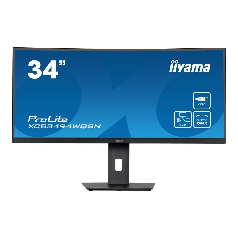 Image of iiyama ProLite XCB3494WQSN-B5 LED display 86,4 cm (34") 3440 x 1440 Pixel UltraWide Quad HD Nero 074