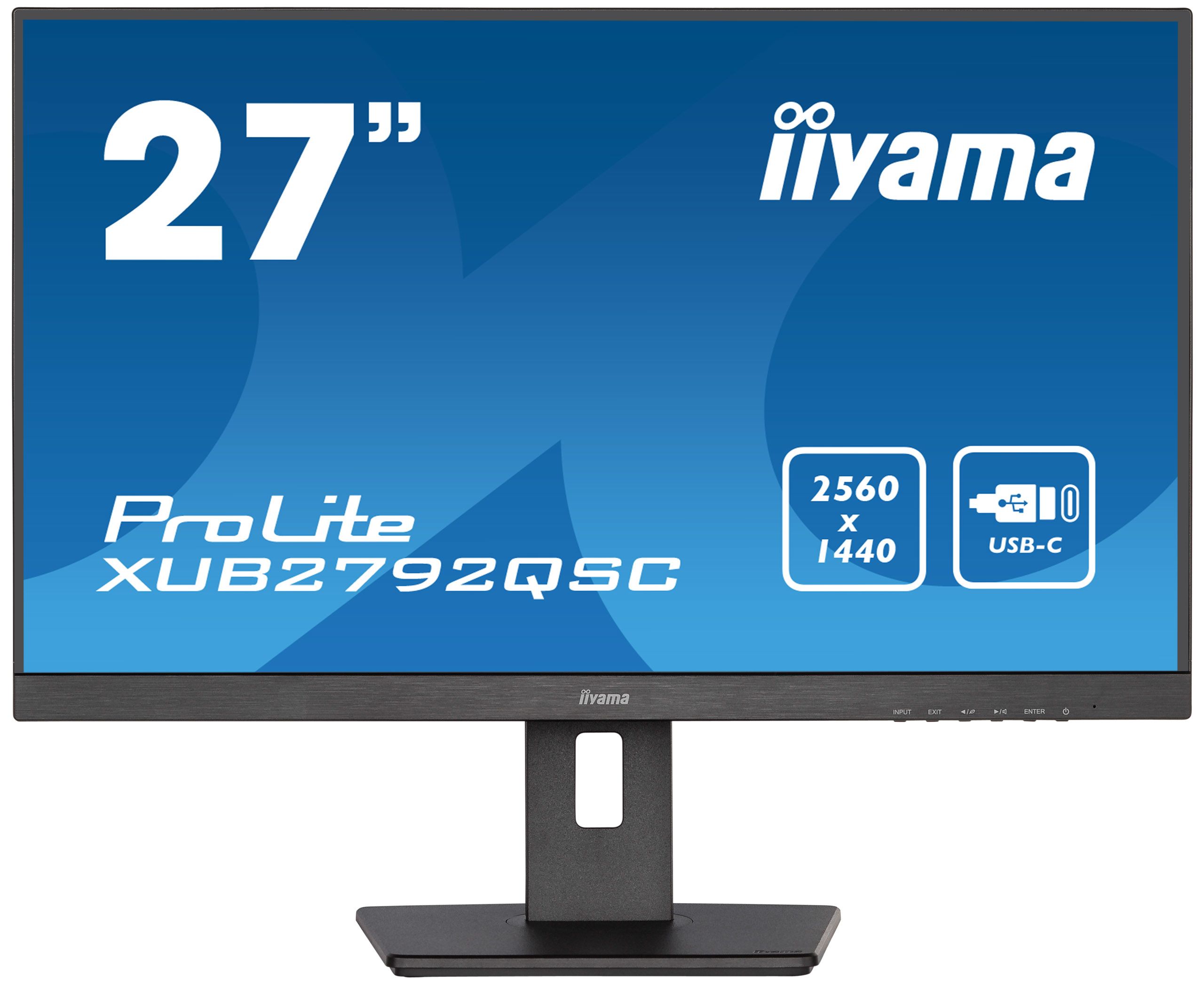 Image of iiyama ProLite XUB2792QSC-B5 Monitor PC 68,6 cm (27") 2560 x 1440 Pixel Wide Quad HD LED Nero 074