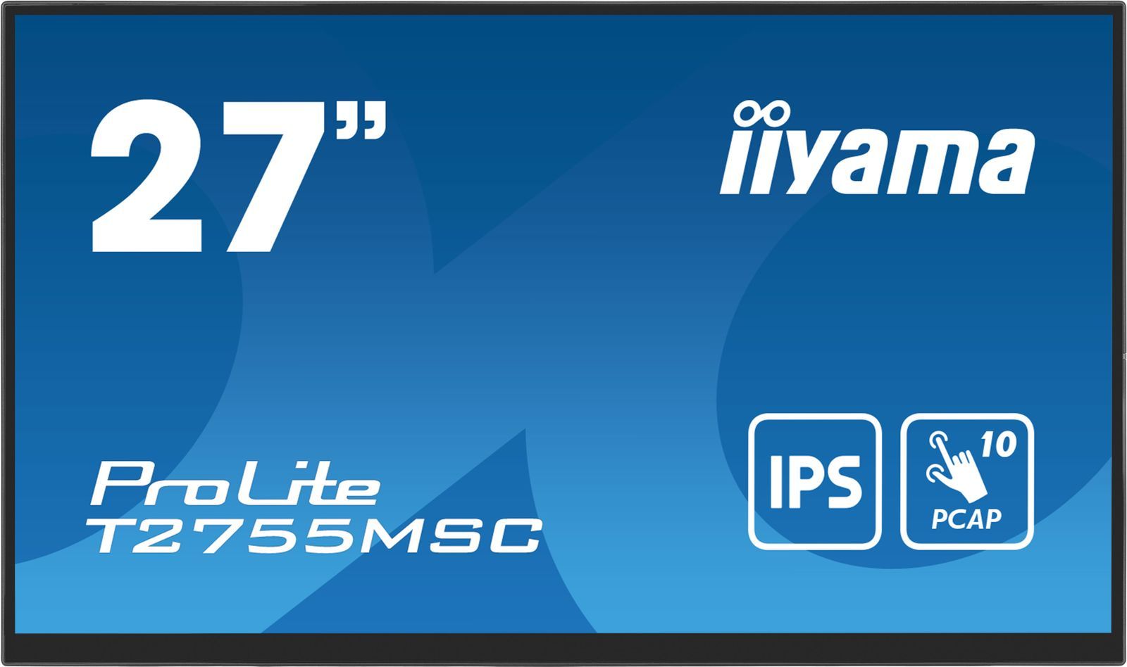 Image of iiyama ProLite T2755MSC-B1 Monitor PC 68,6 cm (27") 1920 x 1080 Pixel Full HD LED Touch screen Da tavolo Nero 074