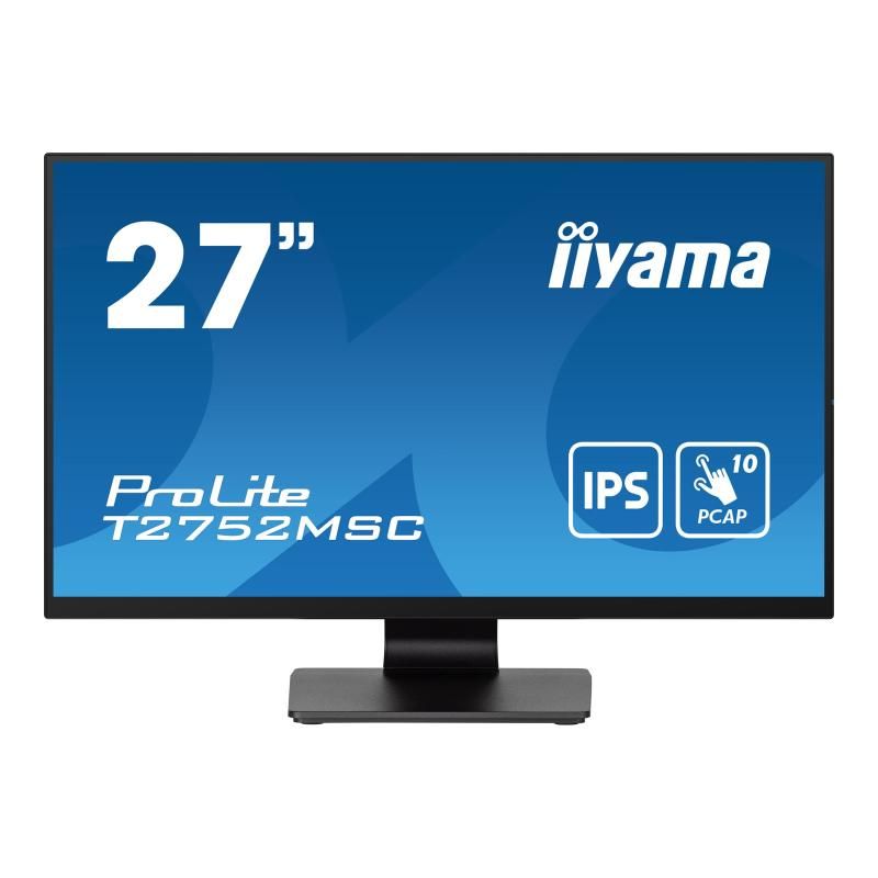 Image of iiyama ProLite T2752MSC-B1 Monitor PC 68,6 cm (27") 1920 x 1080 Pixel Full HD LED Touch screen Nero 074