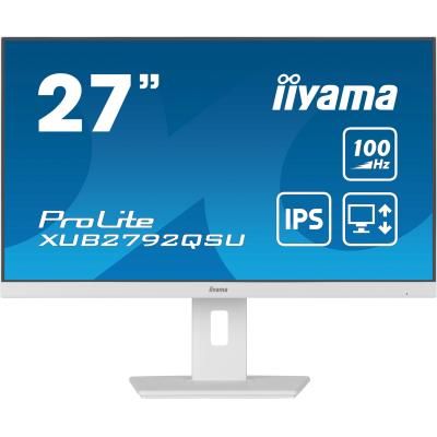 Image of iiyama ProLite XUB2792QSU-W6 Monitor PC 68,6 cm (27") 2560 x 1440 Pixel Wide Quad HD LED Bianco 074