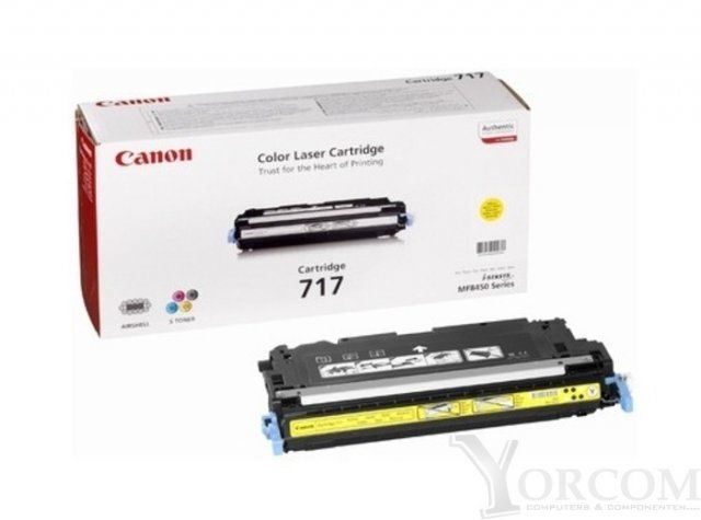 Image of Canon 717Y toner Originale Giallo 074