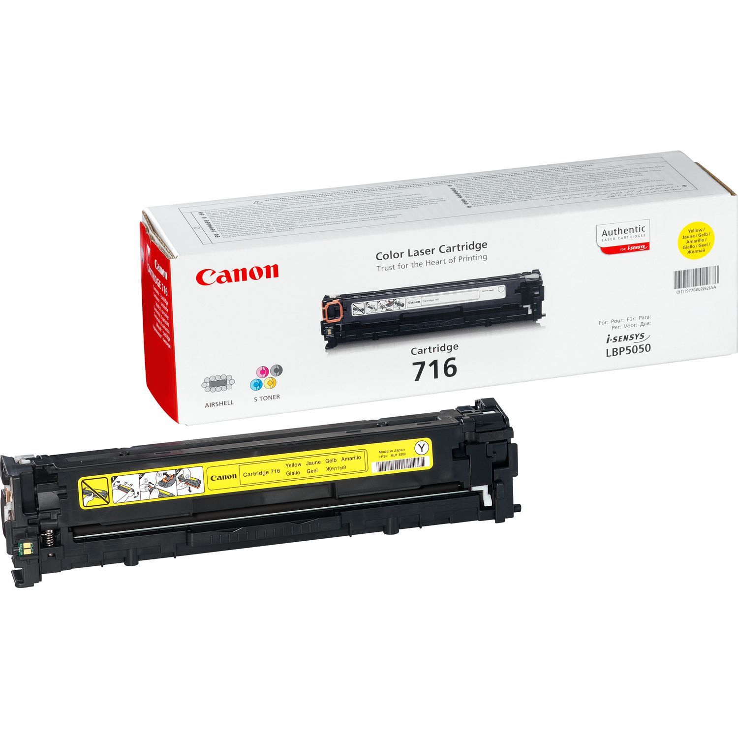 Image of Canon 716 Y toner 1 pz Originale Giallo 074