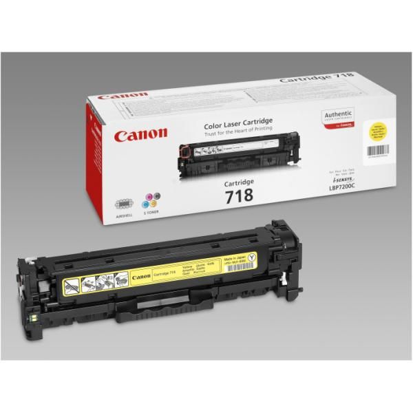 Image of Canon CRG-718 Y toner 1 pz Originale Giallo 074