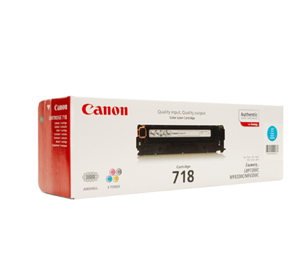 Image of Canon CRG-718 C toner 1 pz Originale Ciano 074