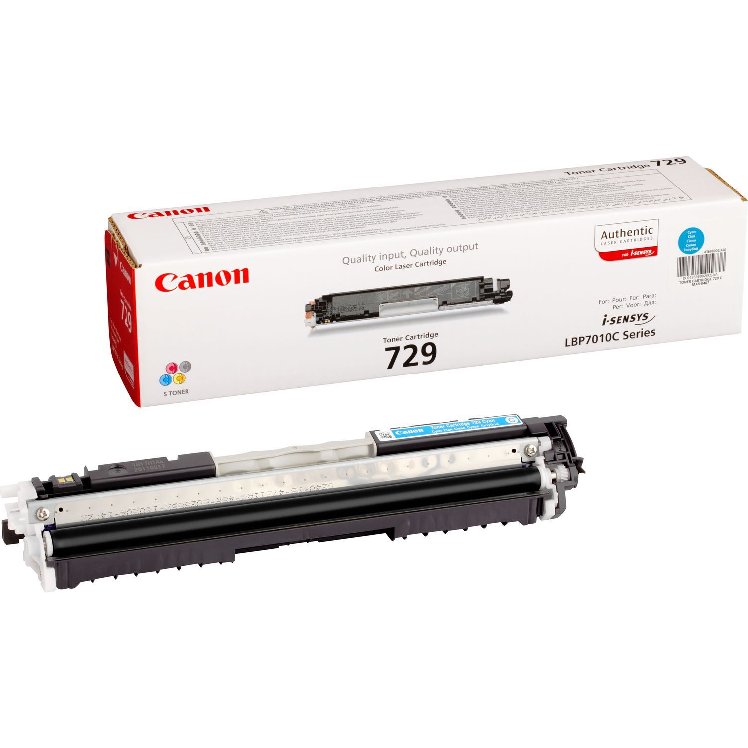 Image of Canon CRG-729 C toner 1 pz Originale Ciano 074