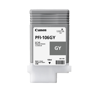 Image of Canon PFI-106 GY cartuccia Inkjet 1 pz Originale Grigio 074