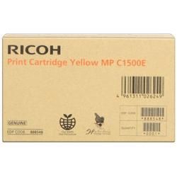 Image of Ricoh Gel Type MP C1500 Giallo cartuccia Inkjet 1 pz Originale Giallo 074