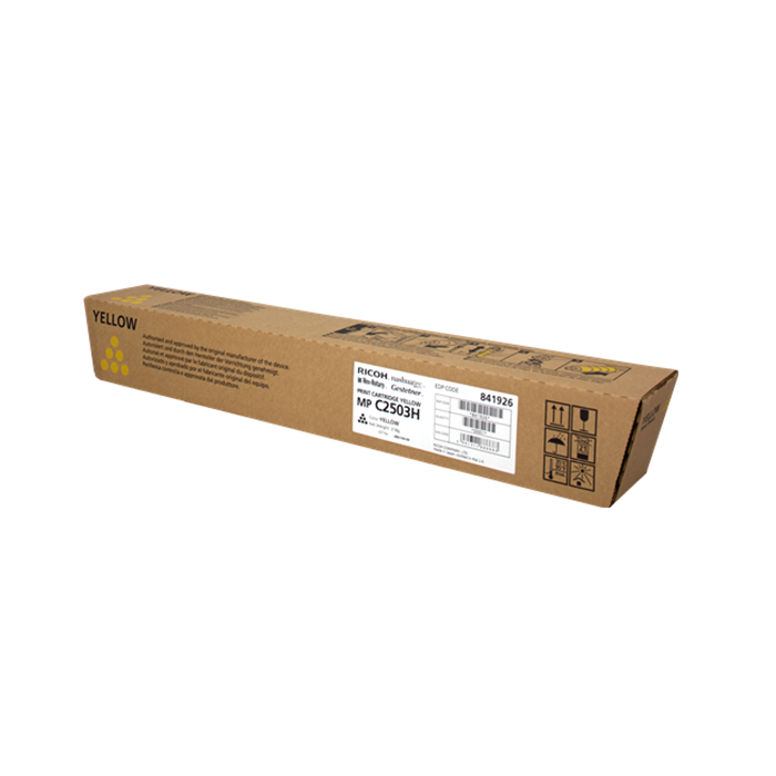 Image of Ricoh Toner MP C2503 Giallo giallo HC (841926) 074